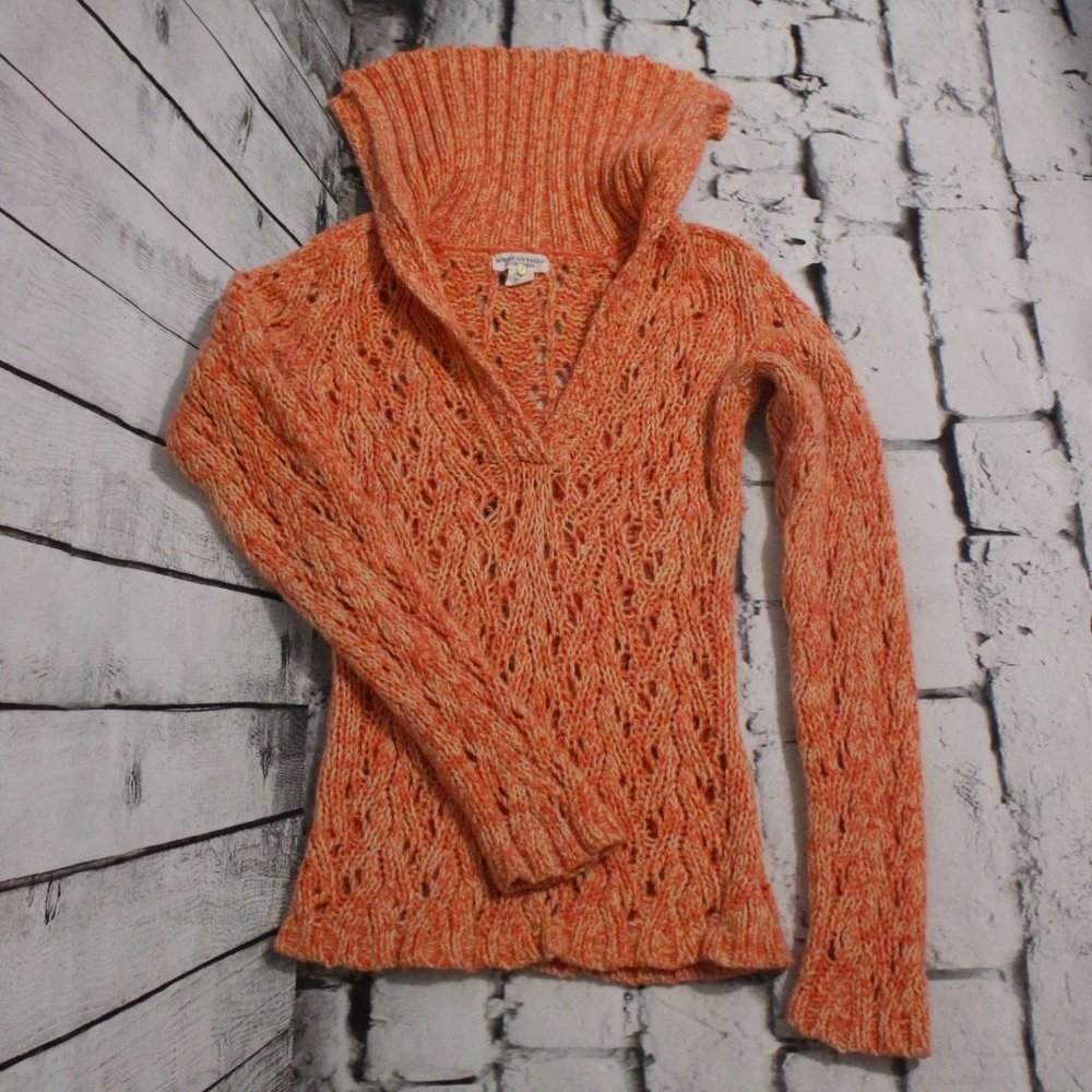 AMERICAN EAGLE KNIT SWEATER, SIZE XS, MOHAIR BLEND